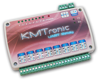 KMtronic UART TTL Serial COM controlled Eight Channel Relay Board