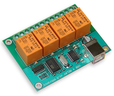 KMtronic USB Four Channels Relay Controller (PCB)